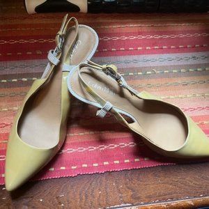 Calvin Klein Sling back heels Size 8